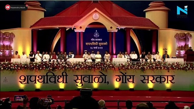 Pramod Sawant takes oath as Goa Chief Minister for 2nd consecutive term