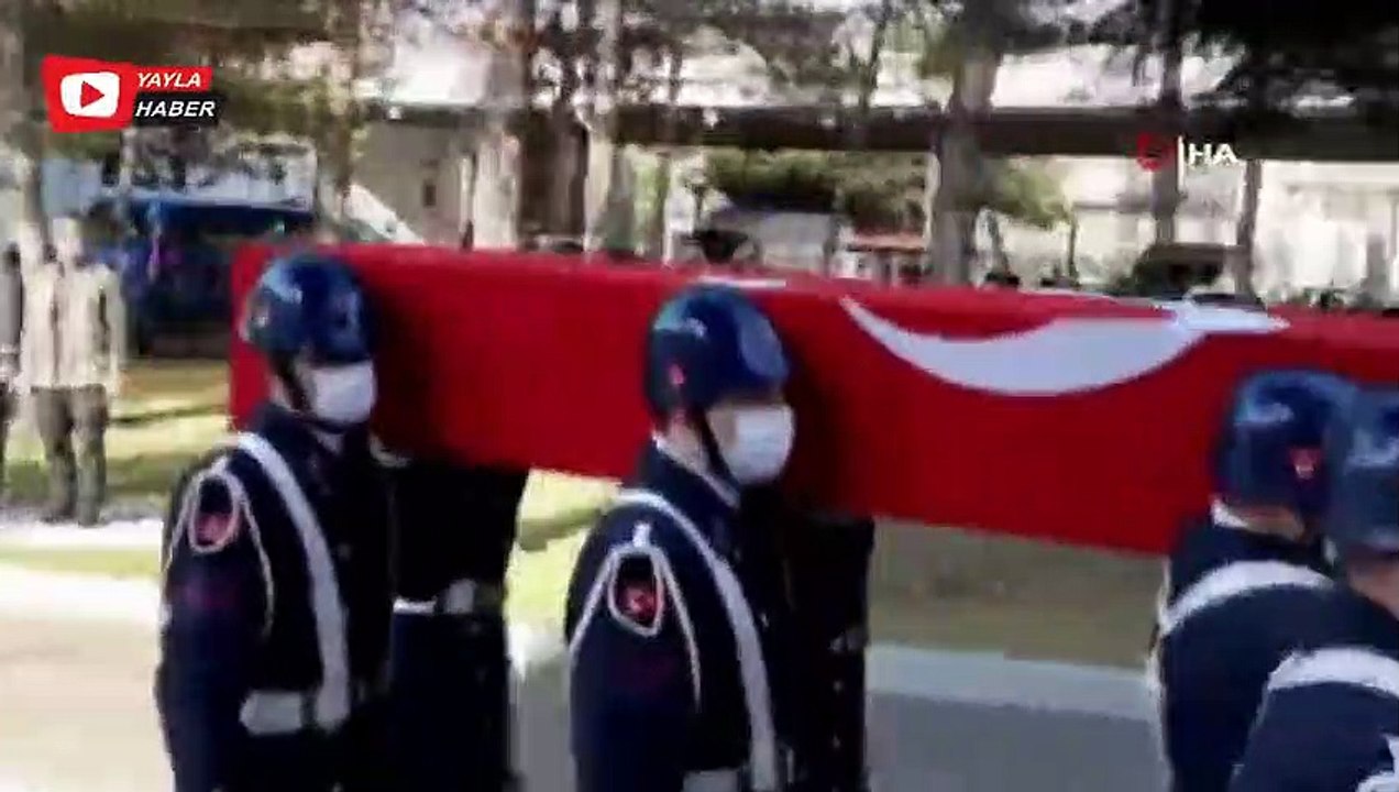 Kalbine yenilen astsubayın naaşı törenle memleketine gönderildi