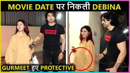 Debina FLAUNTS Baby Bump On A MOVIE DATE, Gurmeet Gets Protective | Baby On The Way