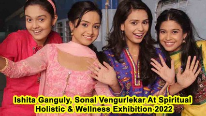 Ishita Ganguly, Sonal Vengurlekar At Spiritual Holistic & Wellness Exhibition 2022