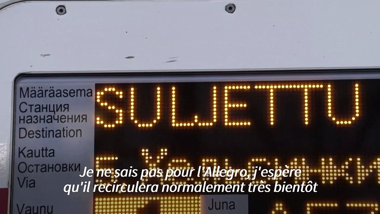 Fin du train entre Finlande et Russie, rare porte encore ouverte vers l'Europe