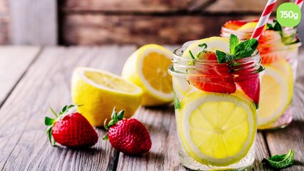 Citronnade à la fraise