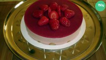 Bavarois à la fraise rapide