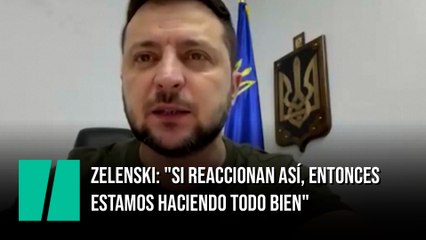 Zelenski, sobre la censura de Rusia: "Si reaccionan así, entonces estamos haciendo todo bien"