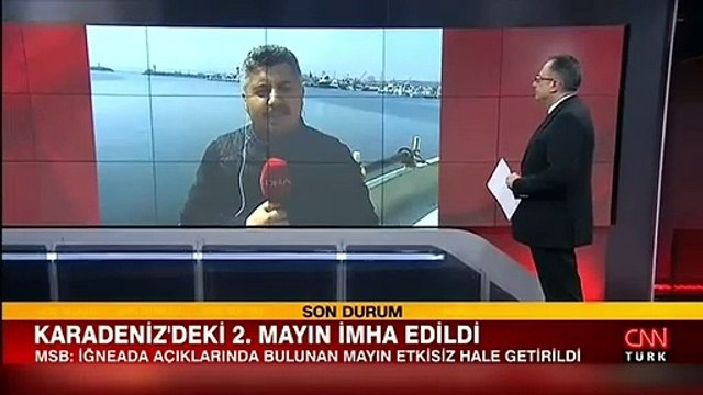 Karadeniz'de ikinci mayın imha edildi
