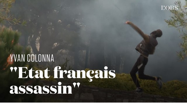 Echauffourées devant une caserne de Furiani pour réparer l'offense des CRS à Yvan Colonna