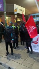 South London Bus strike Credit: Twitter Gary Unite Organiser