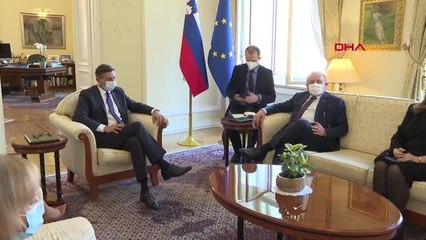 TBMM Başkanı Şentop'tan Slovenya'da ikili görüşmeler