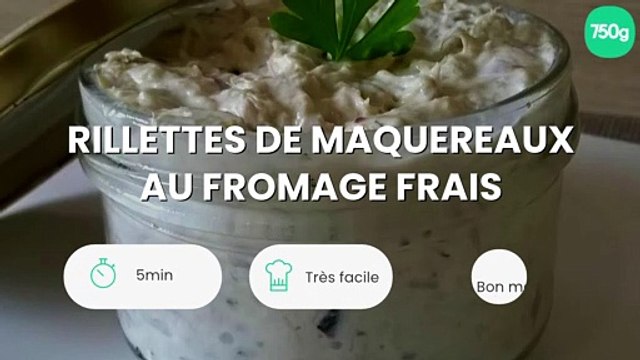 Rillettes de maquereaux au fromage frais