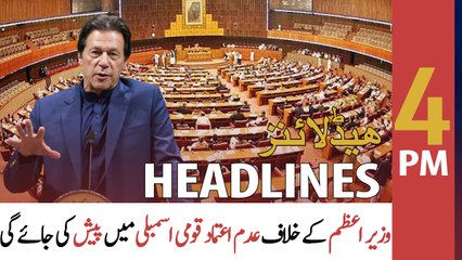 ARY News | Headlines | 4 PM | 28th MARCH 2022