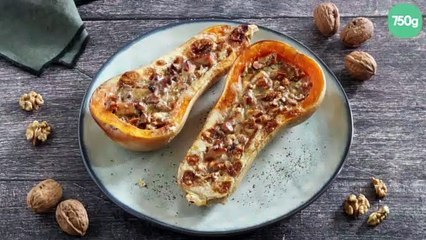 Butternut farcie au poulet et aux Noix de Grenoble AOP