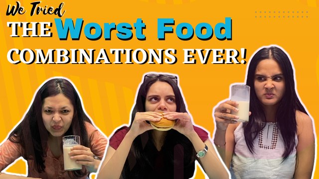 We Ate The Most Bizarre Food Combos | Ft. Gulab Jamun Burger | Food Challenge