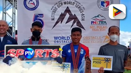 Elias Tabac at Sandi Abahan, kampeon sa Altitude Obstacle World Series Asian qualifying leg