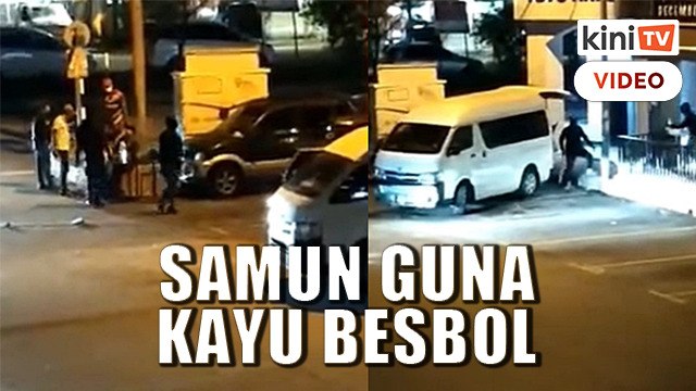 Polis buru 15 lelaki samun peralatan komputer guna kayu besbol
