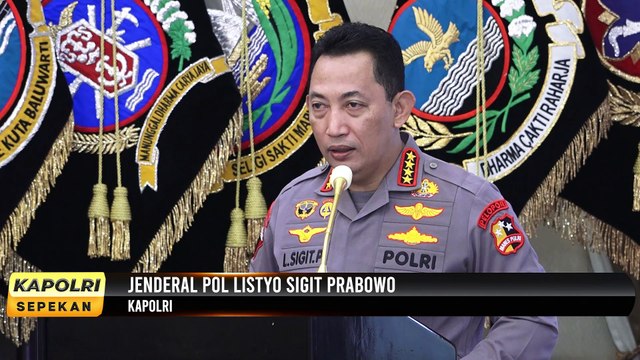 KAPOLRI SEPEKAN: Kapolri Membuka Rapat Kerja Teknis Polri Tahun 2022