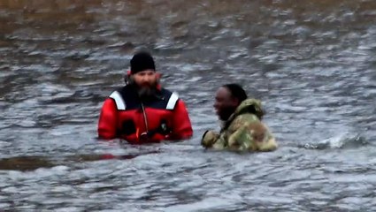 Cold-water immersion training in Wisconsin