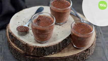 Petit pot de crème végétale à la banane