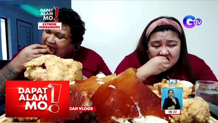Dapat Alam Mo!: Extreme mukbang challenge, extreme din ang epekto sa timbang!
