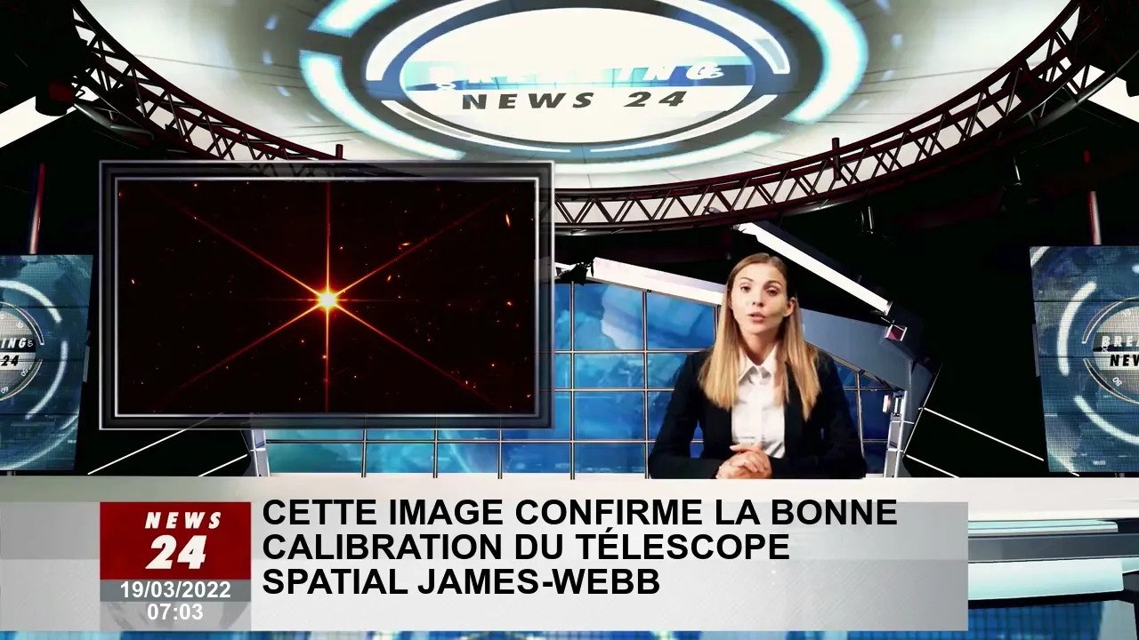 Cette image confirme le calibrage correct du télescope spatial James Webb