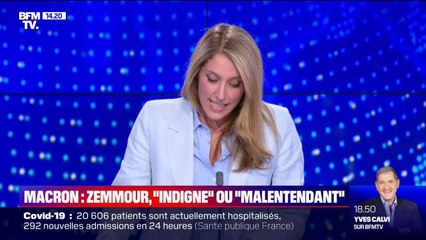 Zemmour "indigne" ou "malentendant" pour Emmanuel Macron: "Une plaisanterie de garçon de bain", répond le candidat de Reconquête