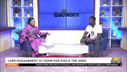 Care Management At Home For Kids and The Aged - Badwam Afisem on Adom TV (28-3-22)