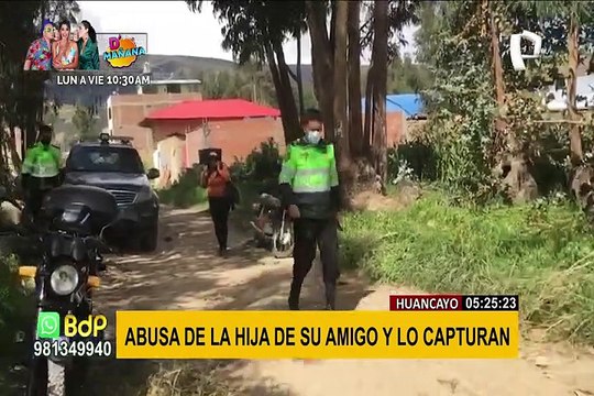 Huancayo: capturan a sujeto acusado a violar a hija de su amigo al interior de combi
