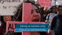 Bajan 16%  feminicidios en Edomex durante dos meses de 2022