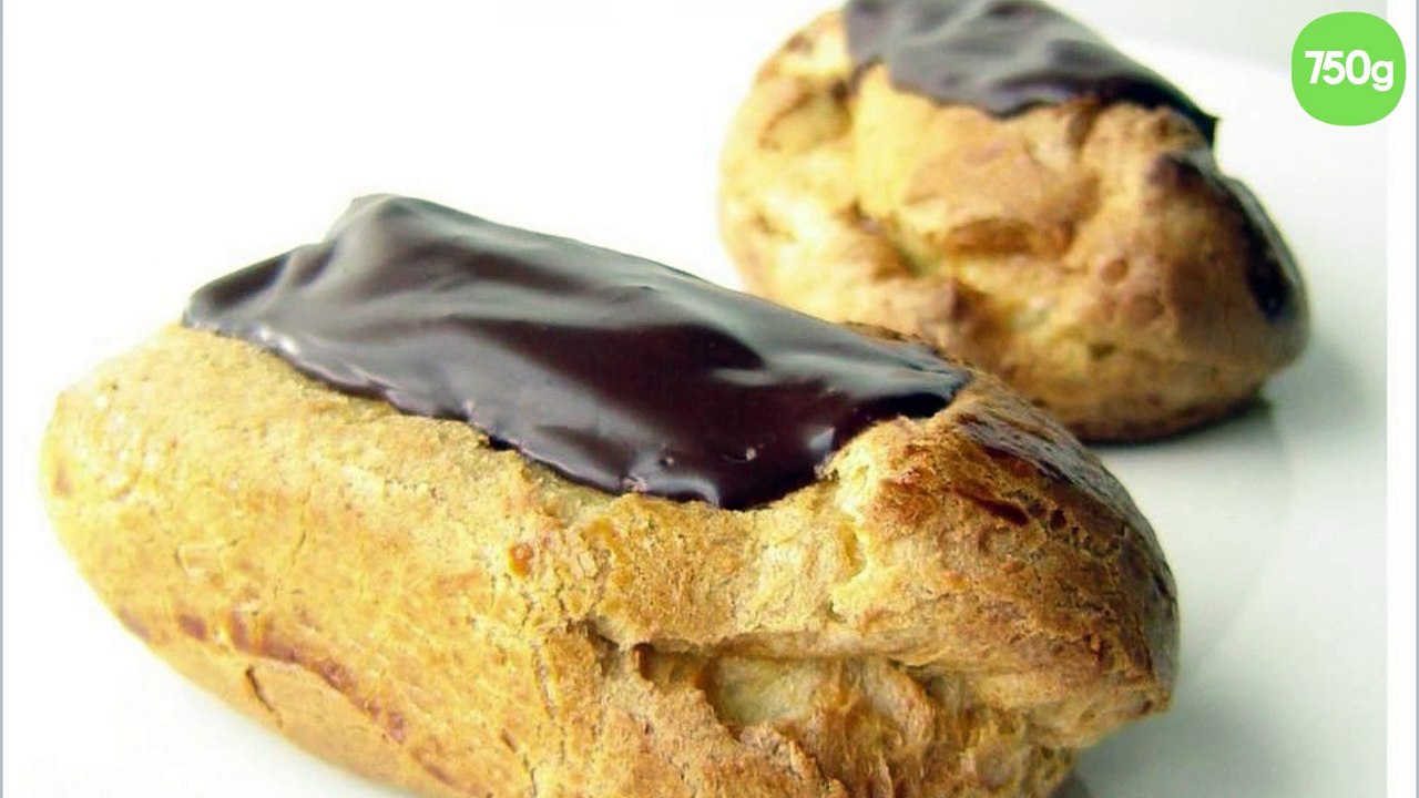 Eclairs au chocolat noir sans gluten et sans produits laitiers
