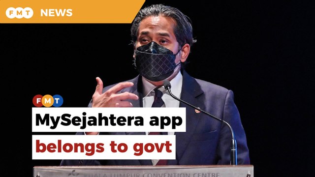 Health ministry still ‘main owner’ of MySejahtera app, reiterates Khairy