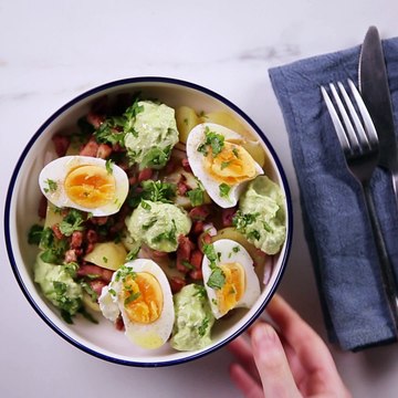 CUISINE ACTUELLE - Salade de pommes de terre à la crème d'avocat