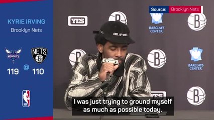 Descargar video: Irving 'standing for freedom' after home return with Nets