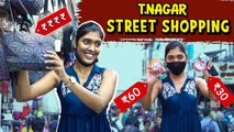 1000 rs Budget Shopping  GONE WRONG! ❌ | T-Nagar Street Shopping | Gayathri Reddy