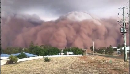 Tempête de sable géante dans le Sud de l'Australie