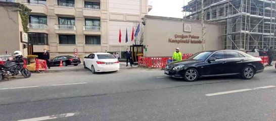 İstanbul'a gelen Rus heyeti Çırağan Sarayı'nda