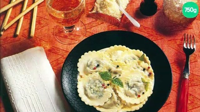 Raviolis aux épinards