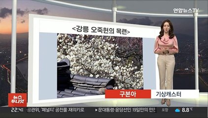 [생활날씨] 내일 대체로 맑아…큰 일교차, 아침 쌀쌀