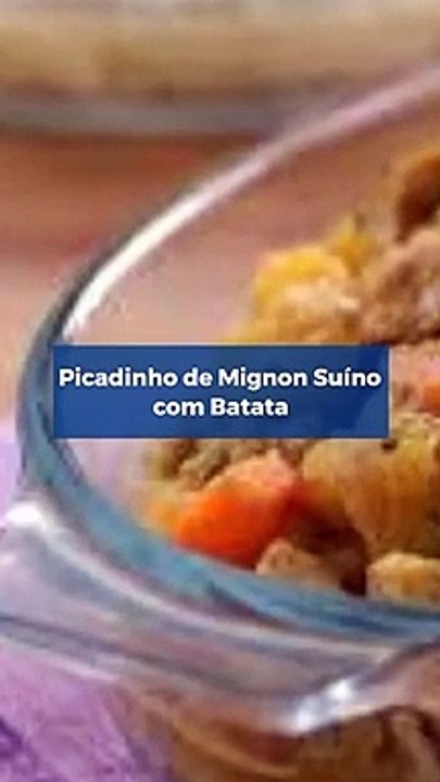 Picadinho de Mignon Suíno com Batata #Shorts