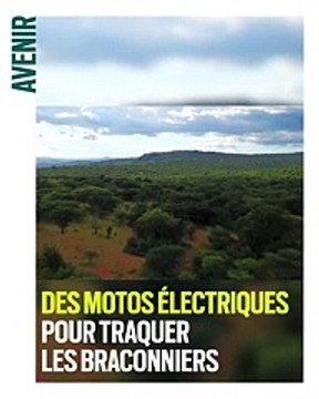 Des motos électriques pour traquer les braconniers