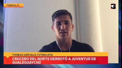 Crucero del Norte derrotó a Juventud de Gualeguaychú