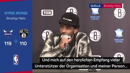 Irving nach Heimkehr: "Ich stehe für Freiheit"