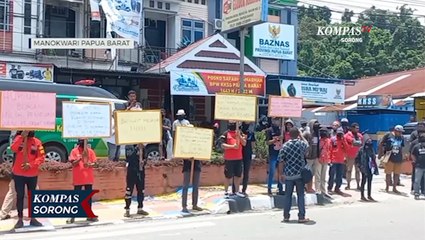 Demo Di Manokwari Minta Haris Azhar Dan Fatia Maulidiyanti Harus Dibebaskan