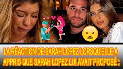 Tom Brusse choqué quand il a proposé à Sarah Lopez pour son anniversaire ❗❗❗