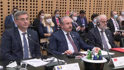 TBMM Başkanı Şentop AB Parlamento Başkanları Toplantısı'na katıldı
