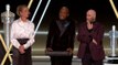 Pulp Fiction reunion at the Oscars - Samuel L Jackson, John Travolta, Uma Thurman