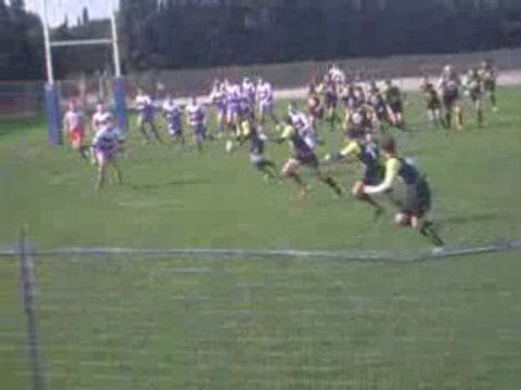 Cadets usc carcassonne vs Pezenas essai de kevin G