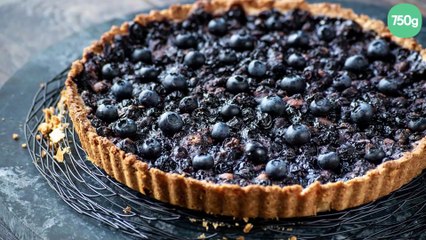Tarte aux myrtilles des bois