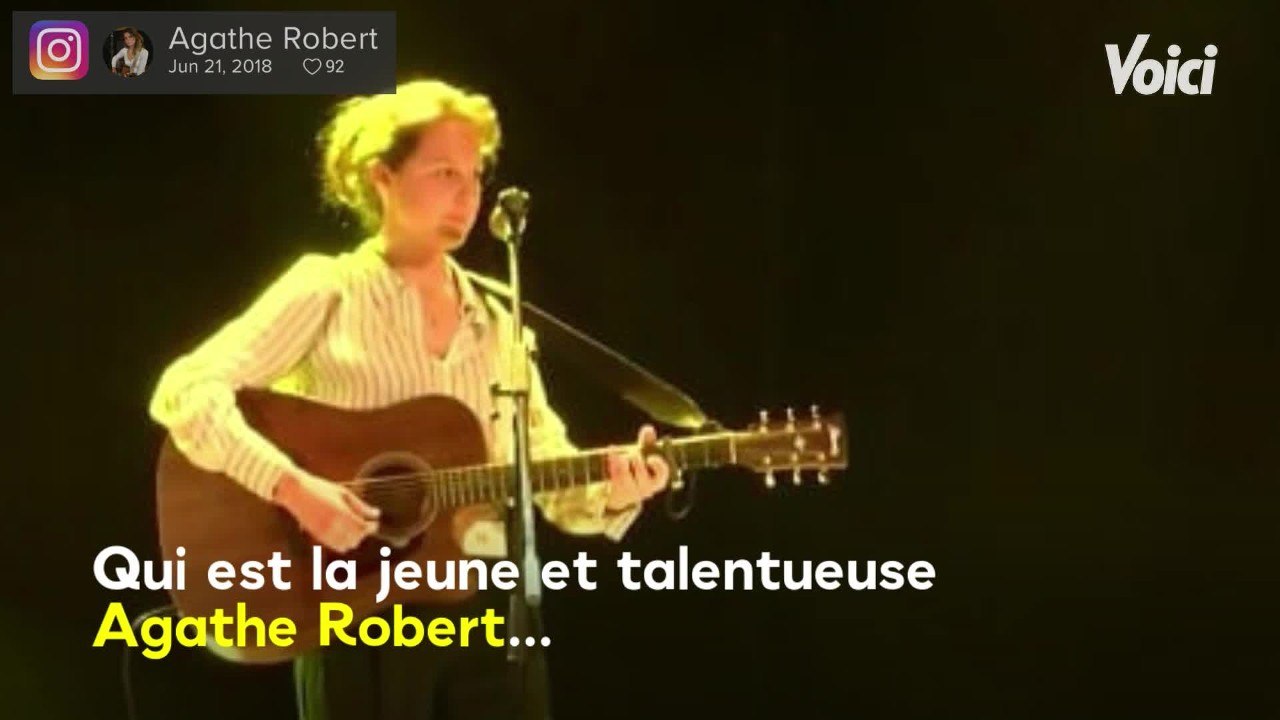 Voici - Qui est Agathe Robert la petite protégée de Laeticia Hallyday ?