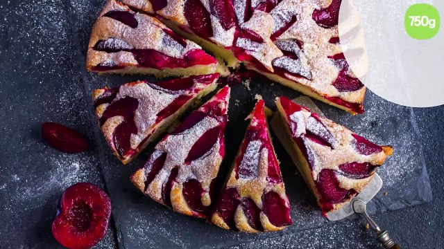 Gâteau facile aux prunes et amandes