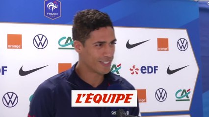 Varane : « On peut progresser collectivement » - Foot - Amical - Bleus