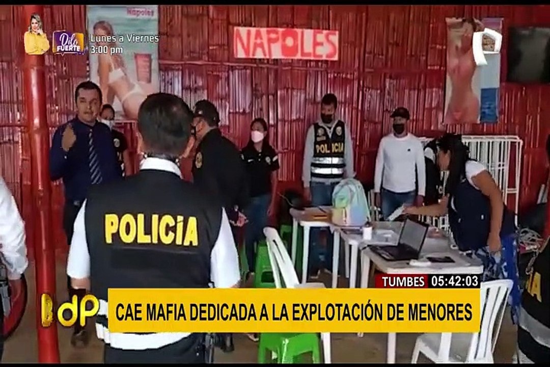 Cae mafia dedicada a la explotación laboral de menores en Tumbes